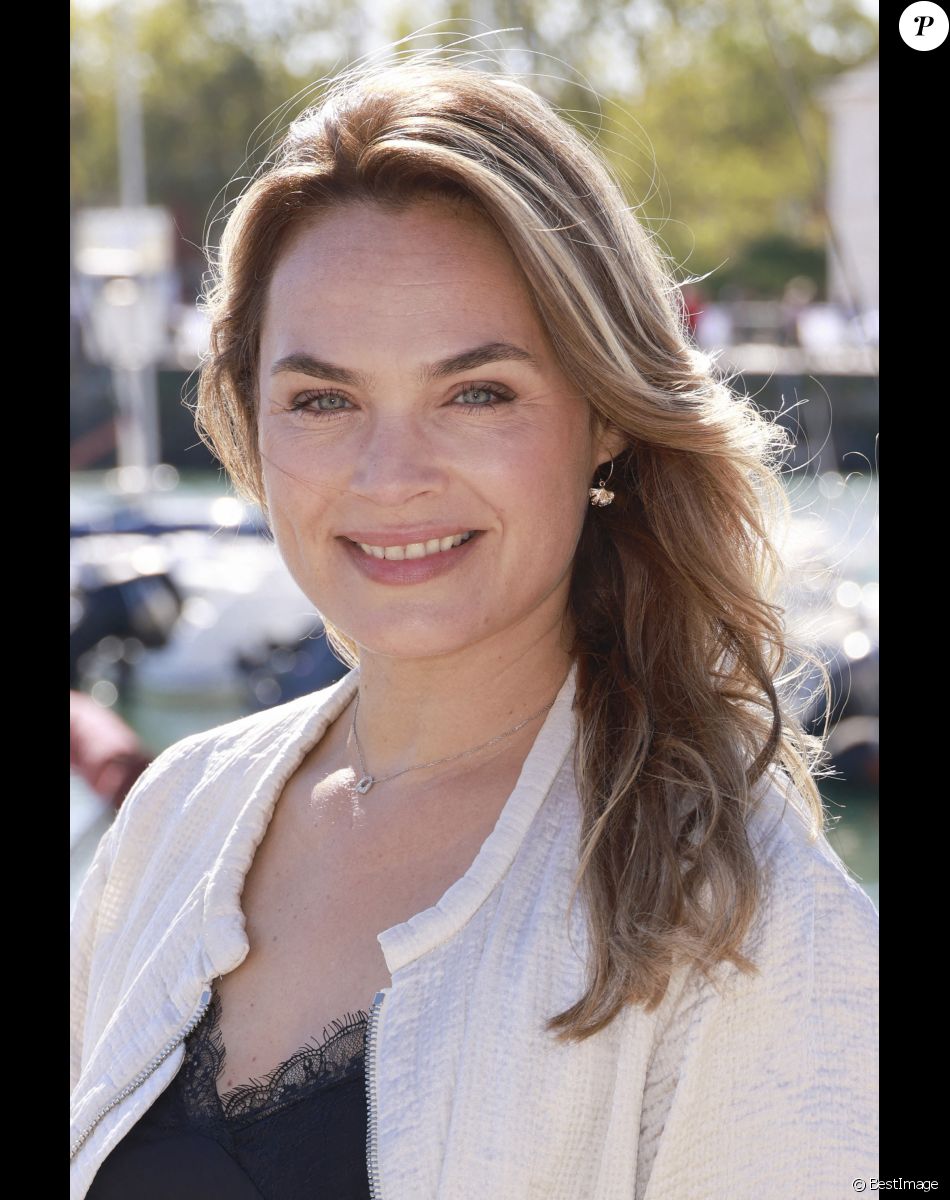 Mélanie Maudran - Le festival de fiction TV de La Rochelle. © Christophe Aubert via Bestimage