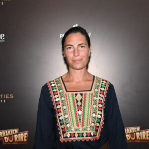 Exclusif - Alessandra Sublet au photocall de la soirée du grand gala du "Marrakech du Rire 2022" pour la 10ème édition au palais El Badiî à Marrakech, Maroc. © Rachid Bellak/Bestimage 