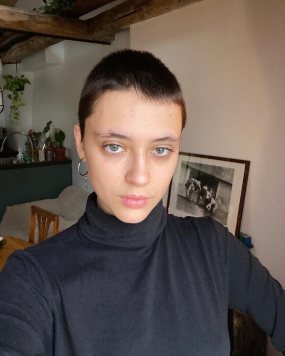 Pomme dévoile sa nouvelle coiffure sur Instagram. Le 27 novembre 2022.