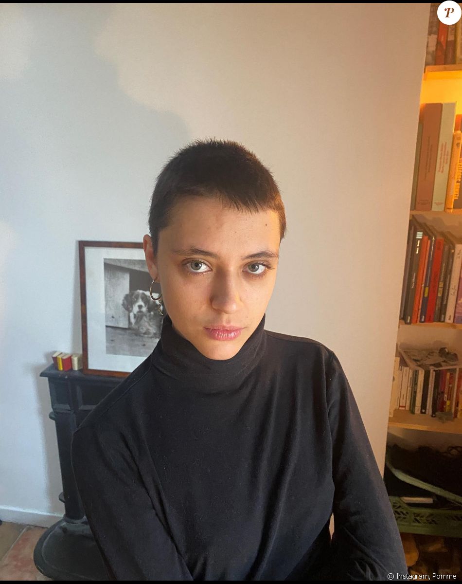 Pomme dévoile sa nouvelle coiffure sur Instagram. Le 27 novembre 2022.
