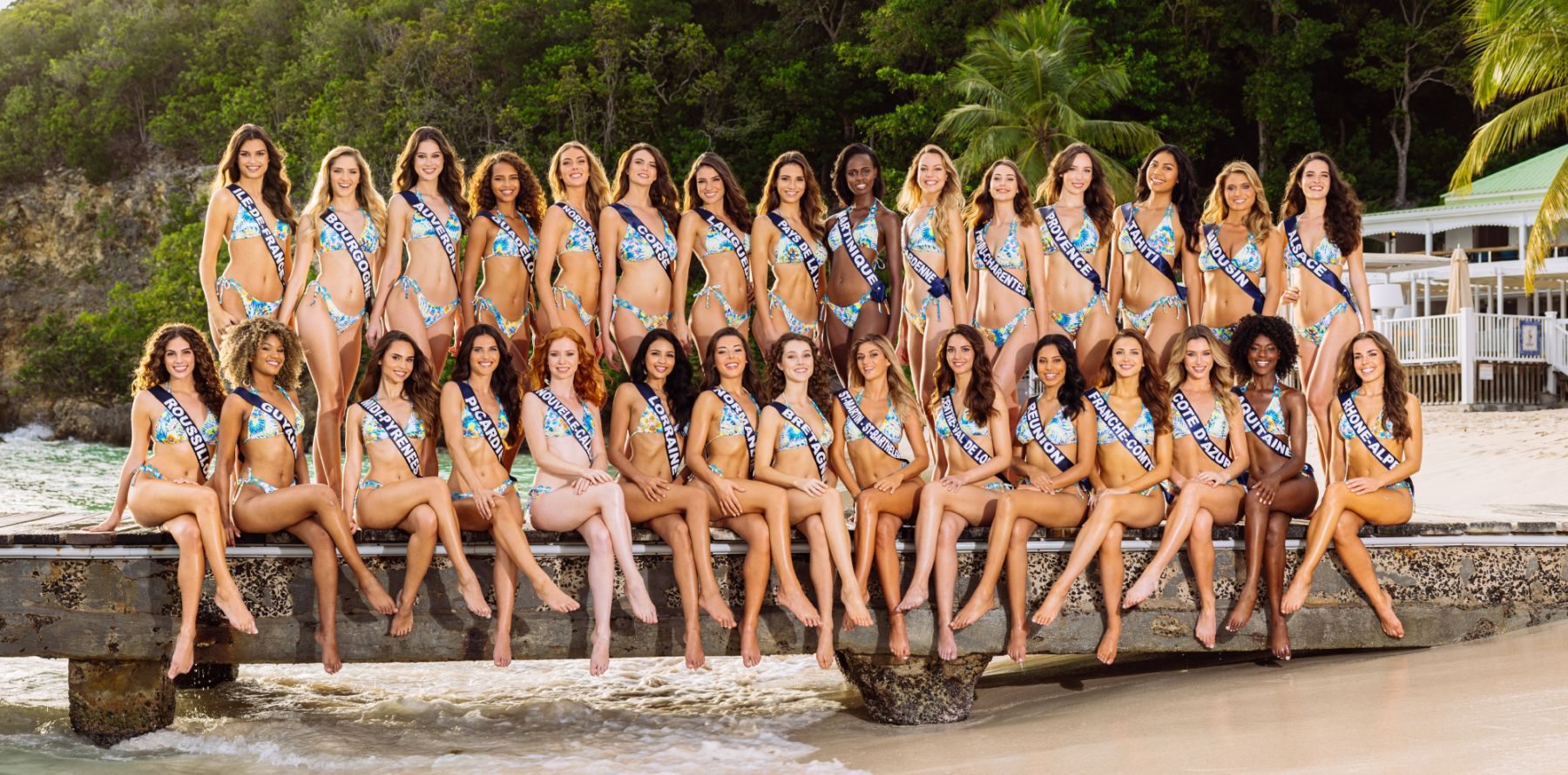 Miss France 2023 Les 30 Miss En Maillot De Bain Photos Sensuelles Dans Un Cadre Paradisiaque