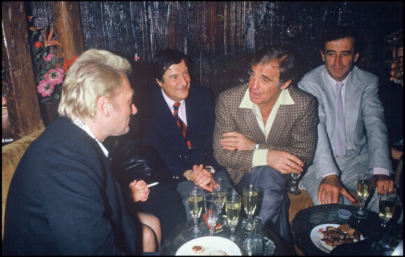 Johnny Hallyday et Jean-Paul Belmondo en 1986