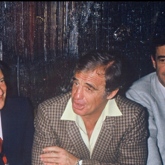 Johnny Hallyday et Jean-Paul Belmondo en 1986
