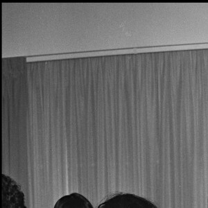 Johnny Hallyday et sa compagne danseuse Rosa Fumetto
