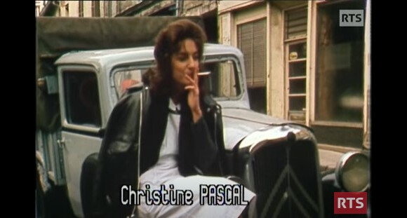 Christine Pascal dans Les archives de la RTS. 1980.