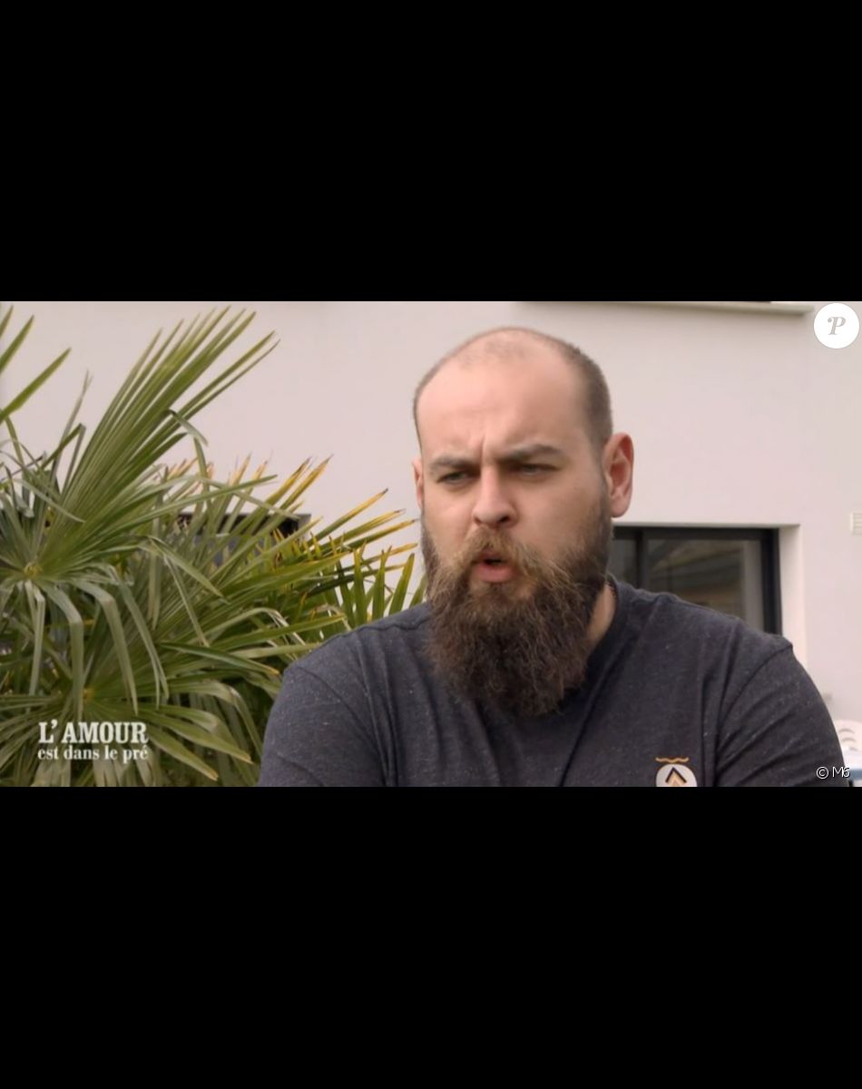 Valentin lors de l'épisode de "L'amour est dans le pré 2021" du 1er novembre, sur M6
