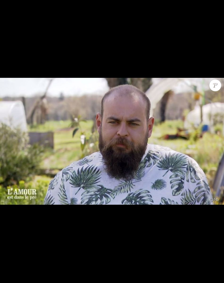 Valentin lors de l'épisode de "L'amour est dans le pré 2021" du 15 novembre, sur M6