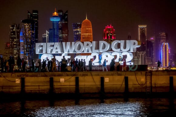 Illustrations de la ville Doha où se déroulera l'ouverture de la "Coupe Du Monde".