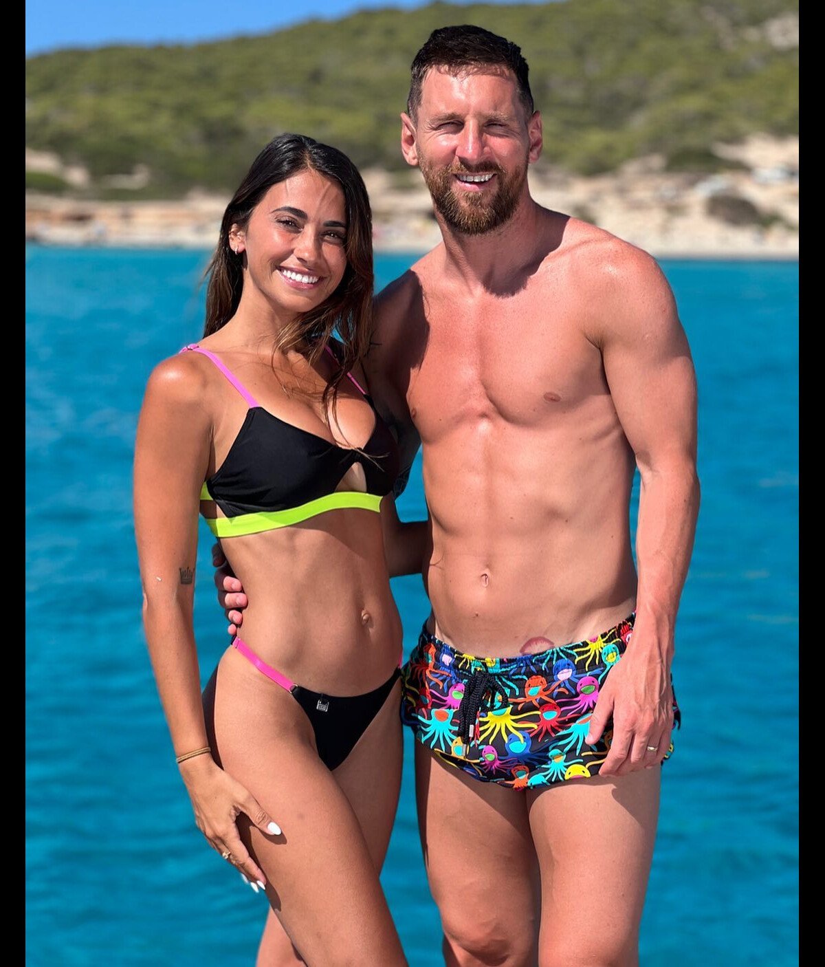 Photo : Lionel Messi et sa femme, Antonela Roccuzzo. - Purepeople