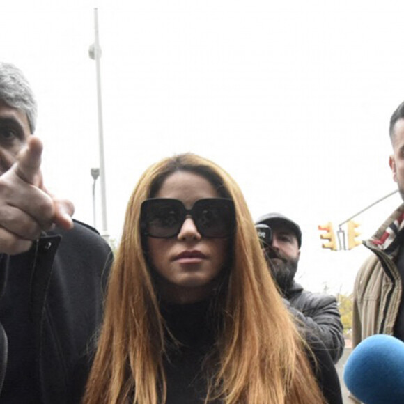 Tonino Mubarak, le frère de Shakira - Shakira arrive au tribunal à Barcelone pour statuer sur les conditions de sa séparation avec G.Piqué le 1er décembre 2022 Photos : David Oller / Europa Press