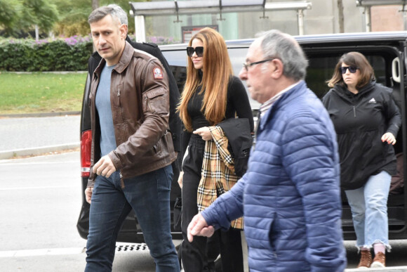 Shakira arrive au tribunal à Barcelone pour statuer sur les conditions de sa séparation avec G.Piqué le 1er décembre 2022 Photos : David Oller / Europa Press 12/01/2022