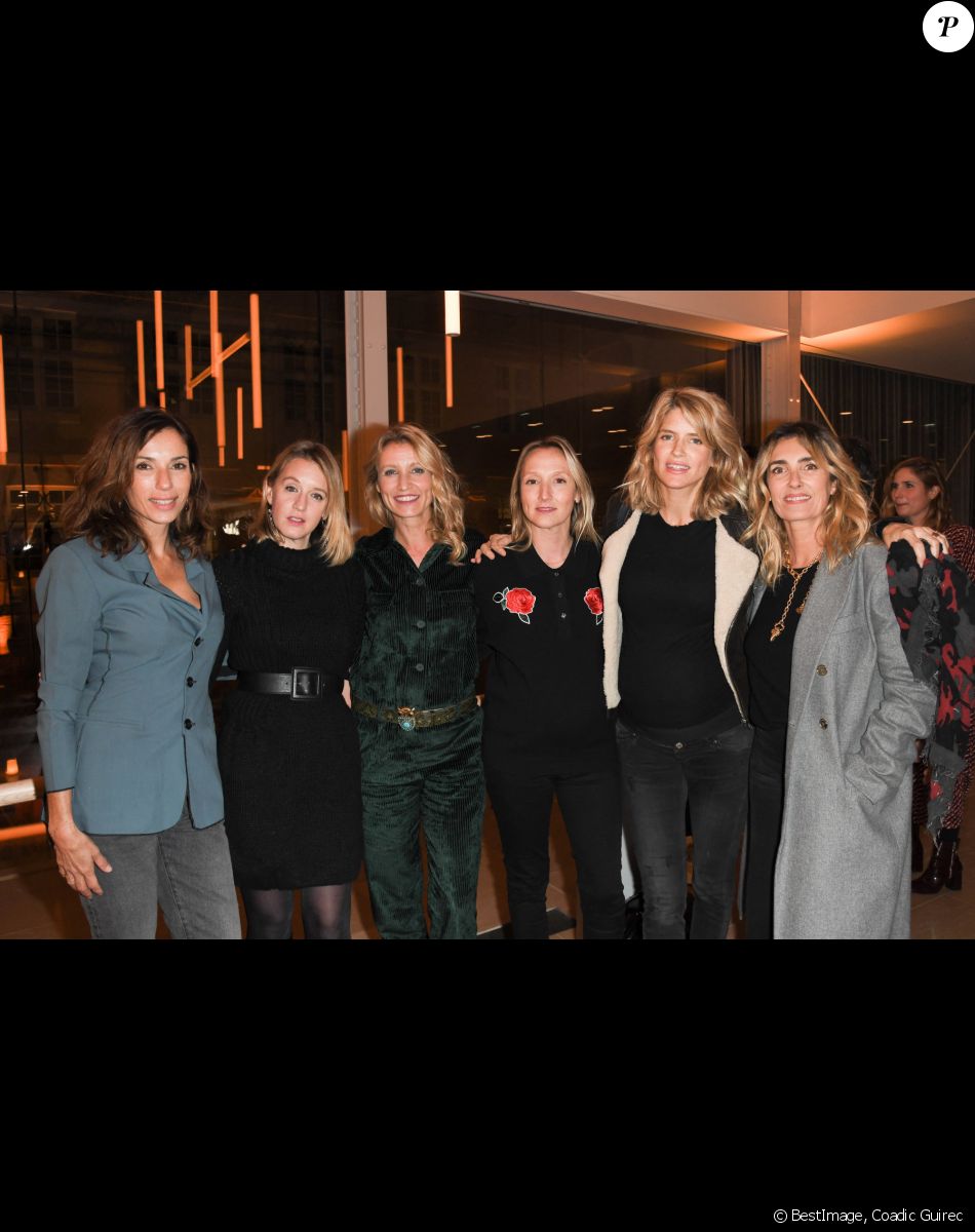 Aure Atika, Ludivine Sagnier, Alexandra Lamy, Audrey Lamy enceinte, Alice Taglioni (enceinte) et Mademoiselle Agnès (Agnès Boulard) - Remise des Bold Woman Awards by Veuve Clicquot au 3 Mazarine à Paris le 14 novembre 2019. © Coadic Guirec/Bestimage