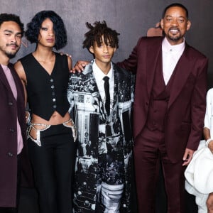 Trey Smith, Willow Smith, Jaden Smith, Will Smith et sa femme Jada Pinkett Smith à la première du film Apple Original "Emancipation" au Regency Village Theatre de Westwood, à Los Angeles, Californie, Etats-Unis, le 30 novembre 2022. 