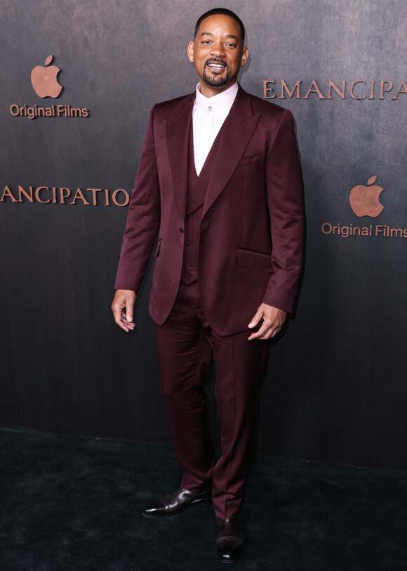 Will Smith à la première du film Apple Original "Emancipation" au Regency Village Theatre de Westwood, à Los Angeles, Californie, Etats-Unis, le 30 novembre 2022. 