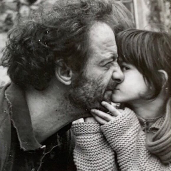 Suzanne Lindon avec son père, Vincent Lindon sur Instagram (image d'archives) le 13 avril 2020.