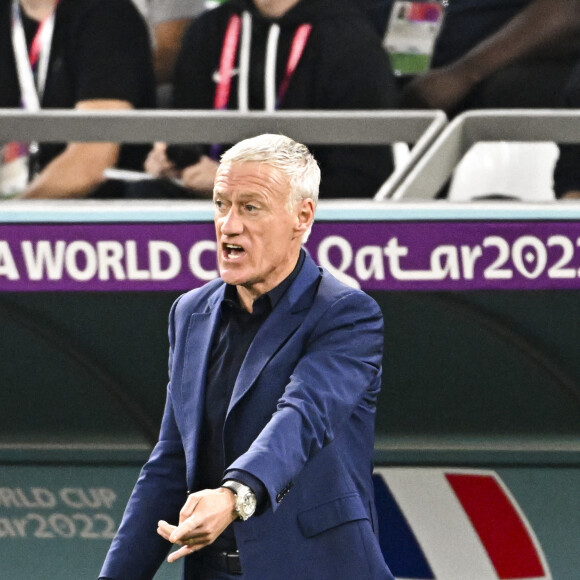 Didier Deschamps entraineur / Selectionneur France - Match de football France / Tunisie (0 - 1), groupe D, lors de la Coupe du Monde de la FIFA, Qatar 2022 le 30 novembre 2022. © JB Autissier / Panoramic / Bestimage 