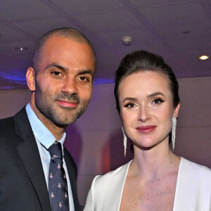 Exclusif - Tony Parker et Elina Svitolina - Cocktail du gala annuel de la Fondation Elina Svitolina au Yacht Club de Monaco. Le 2 décembre 2022 © Bruno Bebert / Bestimage