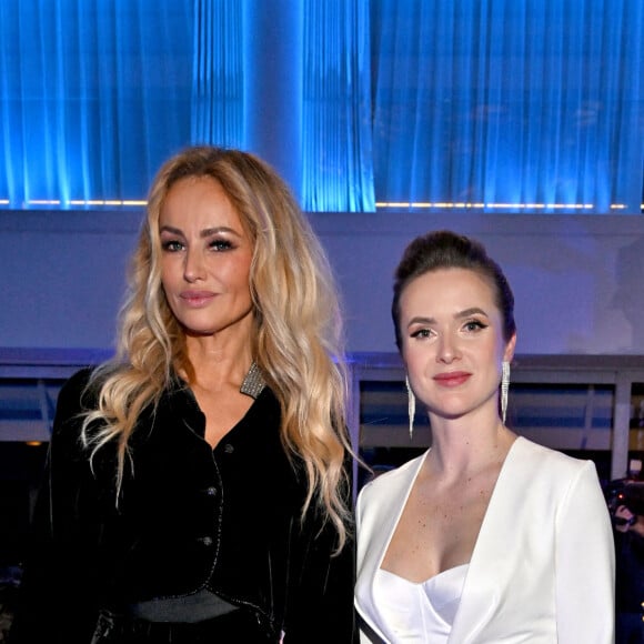 Exclusif - Adriana Karembeu Ohanian et Elina Svitolina - Cocktail du gala annuel de la Fondation Elina Svitolina au Yacht Club de Monaco. Le 2 décembre 2022 © Bruno Bebert / Bestimage