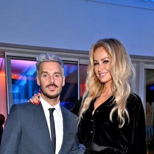 Exclusif - Matt Pokora (M. Pokora) et Adriana Karembeu Ohanian - Cocktail du gala annuel de la Fondation Elina Svitolina au Yacht Club de Monaco. Le 2 décembre 2022 © Bruno Bebert / Bestimage