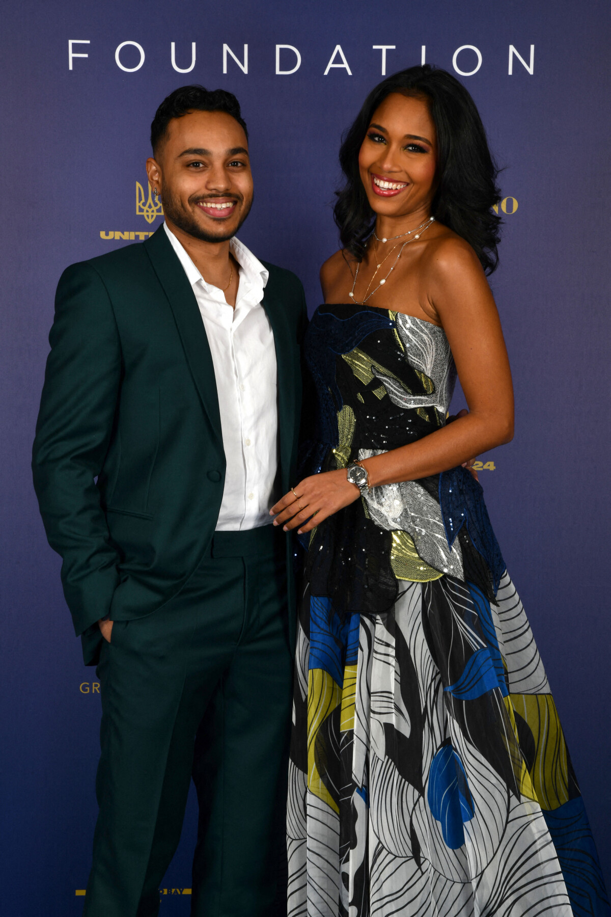 Photo : Exclusif - Lucas Botino et sa soeur Clémence Botino - Photocall
