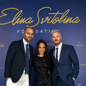 Exclusif - Tony Parker, Christina Milian et son mari M. Pokora (Matt Pokora) - Photocall du gala annuel de la Fondation Elina Svitolina au Yacht Club de Monaco. Le 2 décembre 2022 © Bruno Bebert / Bestimage