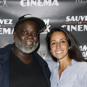 Exclusif - Issa Doumbia, Léa Lando - Inauguration de l'Escape Game "Sauvez le Cinema" au Grand Rex à Paris. Le 22 septembre 2021 © Marc Ausset-Lacroix / Bestimage