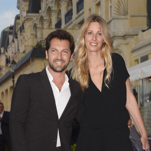 Frédéric Diefenthal et sa compagne - Cérémonie de clôture du 30e Festival du Film de Cabourg. Le 11 juin 2016. © Coadic Guirec / Bestimage