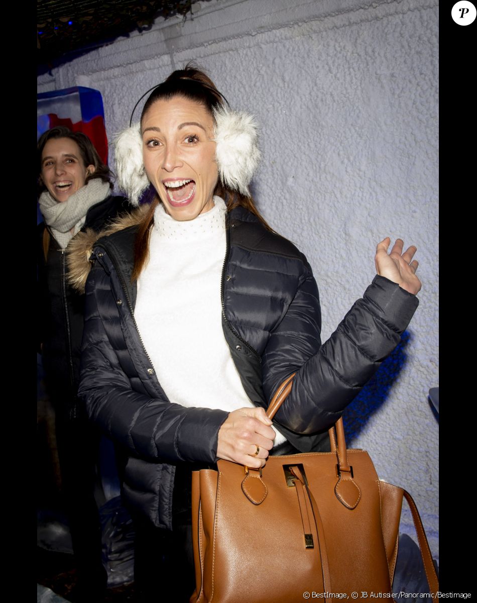 Silvia Notargiacomo - Présentation du Laponie trophy au Ice Kube à Paris le 3 décembre 2019. Le Laponie Trophy est ouvert à toutes celles qui ont envie de se challenger et de soutenir une association. Que vous soyez une grande sportive ou non, l'essentiel est de participer © JB Autissier/Panoramic/Bestimage