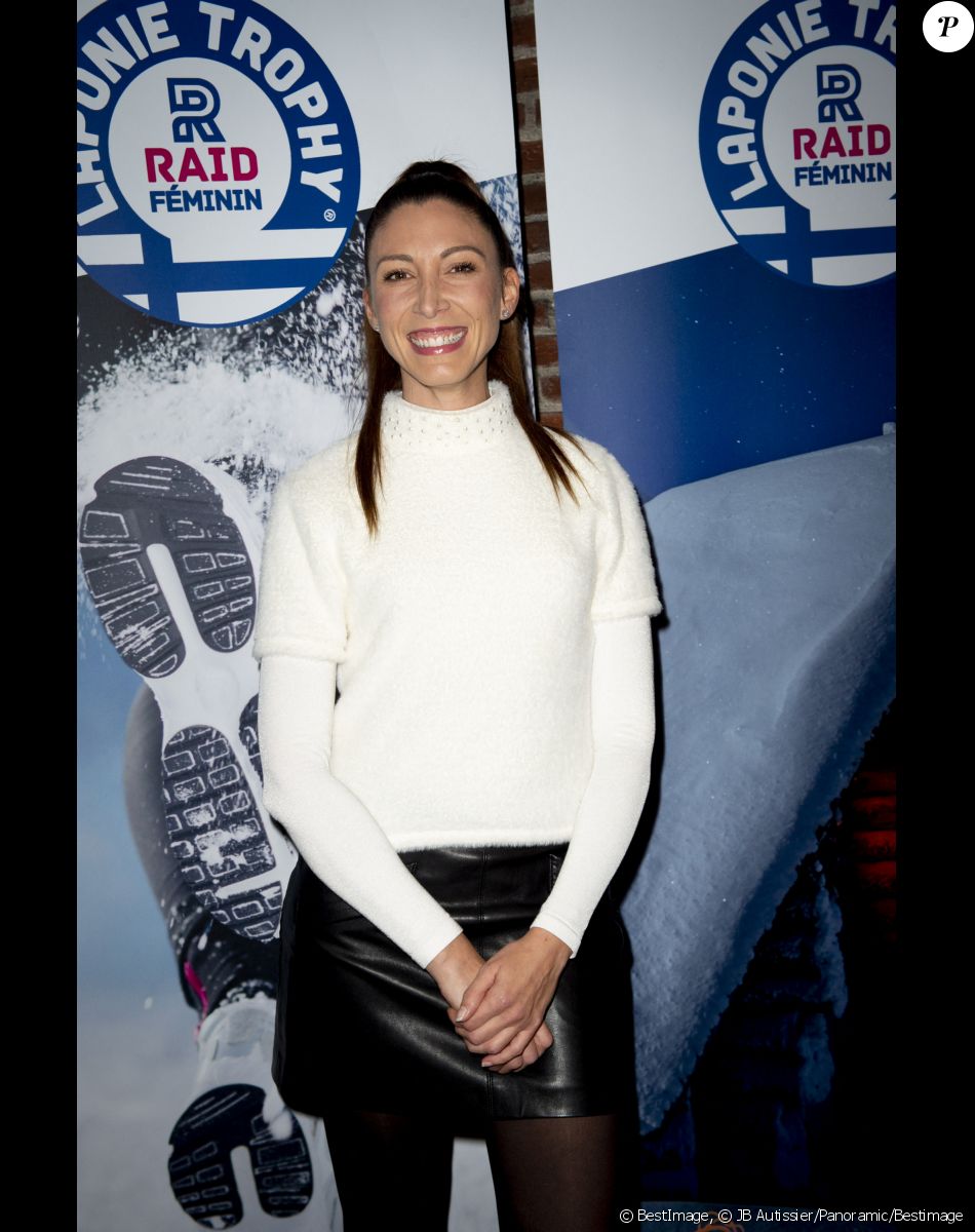 Silvia Notargiacomo - Présentation du Laponie trophy au Ice Kube à Paris le 3 décembre 2019. Le Laponie Trophy est ouvert à toutes celles qui ont envie de se challenger et de soutenir une association. Que vous soyez une grande sportive ou non, l'essentiel est de participer © JB Autissier/Panoramic/Bestimage