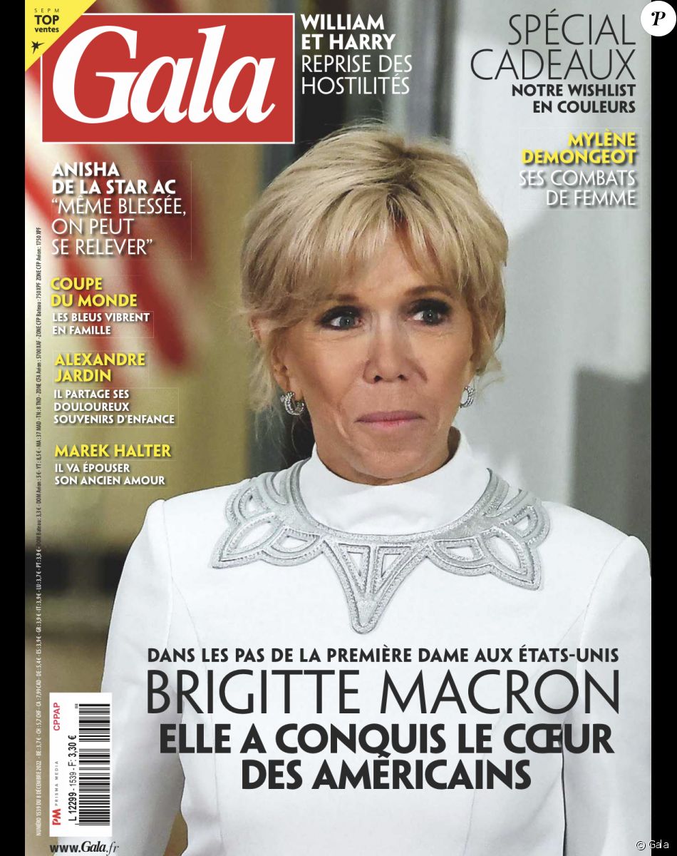 Couverture du magazine "Gala" du jeudi 8 décembre 2022