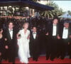 Sandrine Kiberlain, Yvan Attal et Eric Rochant au festival de Cannes 1994