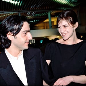 Charlotte Gainsbourg et son compagnon Yvan Attal - Cérémonie des César 1995