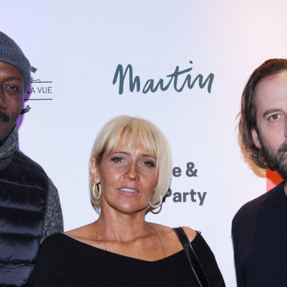 Exclusif - Harry Roselmack, Karin Gelin et Fred Testot - Soirée "Karine & Nina Party" à l'hôtel Renaissance Paris République Hotel à Paris le 8 décembre 2022. © Rachid Bellak / Bestimage