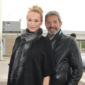 Adriana Karembeu enceinte et Michel Cymes - L'association "Premiers de cordée" organisait une journée Evasion où des milliers d'enfants ont participé à des ateliers sportifs encadrés par des parrains de renom au Stade de France à Saint-Denis. © Coadic Guirec/Bestimage