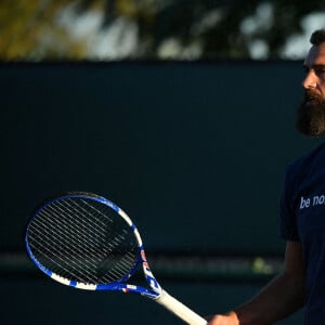 Benoît Paire - Les français s'entrainent lors du BNP Paribas Open 2022 d'Indian Wells, Californie, Etats-Unis, le 9 mars 2022. © Antoine Couvercelle/Panoramic/Bestimage