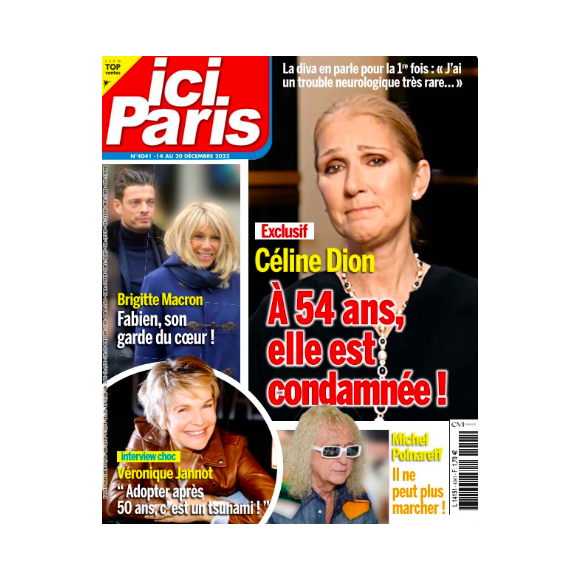 Couverture du magazine "Ici Paris" du 14 décembre 2022