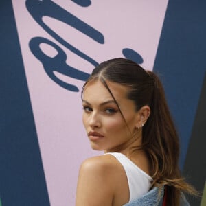 Semi-exclusif - Thylane Blondeau - Photocall des people au défilé de mode homme Kenzo printemps / été 2023 au Lycée Carnot à Paris le 26 juin 2022. © Veeren-Christophe Clovis/Bestimage 