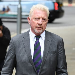 Boris Becker et sa compagne Lilian de Carvalho se rendent au tribunal "Southwark Crown Court" pour le derbnier du jour du procès pour fraude fiscale de Boris Becker.