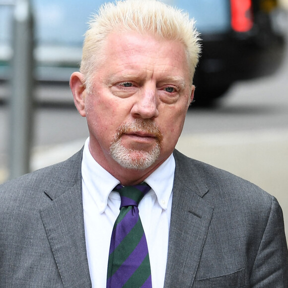 Boris Becker et sa compagne Lilian de Carvalho se rendent au tribunal "Southwark Crown Court" pour le derbnier du jour du procès pour fraude fiscale de Boris Becker.