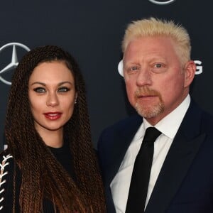 Boris Becker et sa femme Lilly (Kerssenberg) lors du photocall des Laureus World Sports Awards au Sporting Monte-Carlo à Monaco. © Bruno Bebert / Bestimage