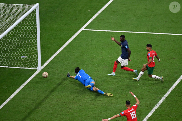 Randal Kolo Muani - Match de demi-finale "France - Maroc" lors de la Coupe du Monde 2022 au Qatar (FIFA World Cup Qatar 2022) le 14 décembre 2022.