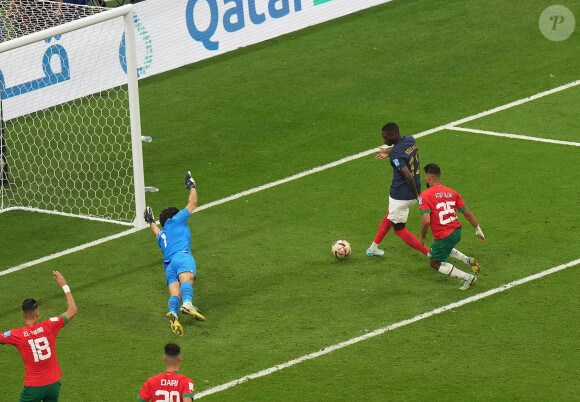 Randal Kolo Muani - Match de demi-finale "France - Maroc" lors de la Coupe du Monde 2022 au Qatar (FIFA World Cup Qatar 2022) le 14 décembre 2022.