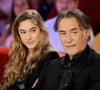 Exclusif - Richard Berry et sa fille Joséphine Berry - Enregistrement de l'émission "Vivement Dimanche" au Studio Gabriel à Paris