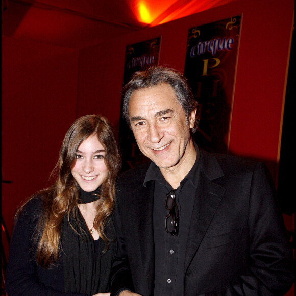 Richard Berry et sa fille Joséphine à Paris en 2006