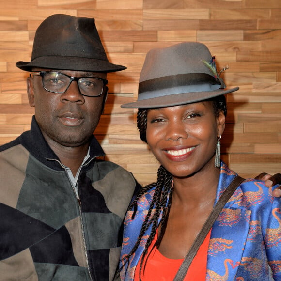 Exclusif - Lilian Thuram et sa compagne Kareen Guiock - Ouverturre d'un Tacoshake sur les champs Elysées à Paris, France, le 10 juin 2019. © Veeren/Bestimage