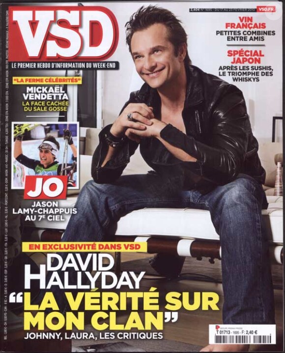 David Hallyday en couverture de VSD