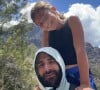 Karim Benzema et sa fille Mélia sur Instagram.