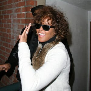 Whitney Houston sort de chez le docteur à Los Angeles. Le 2 février 2012.