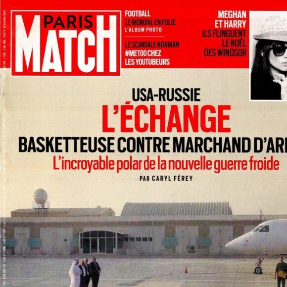 Couverture du magazine Paris Match.