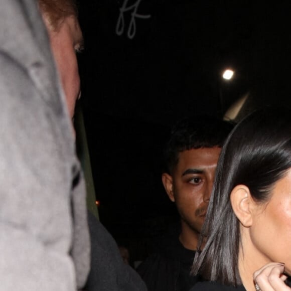 Kourtney Kardashian à la sortie de la Bar Mitzvah de Mason Disick à Los Angeles, le 17 décembre 2022. 